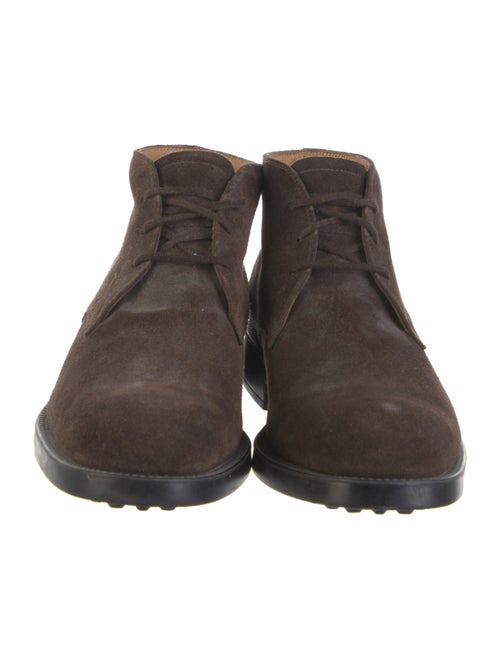Tod's Suede Lace-Up Boots