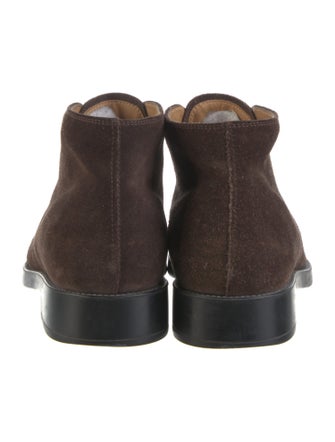 Tod's Suede Lace-Up Boots