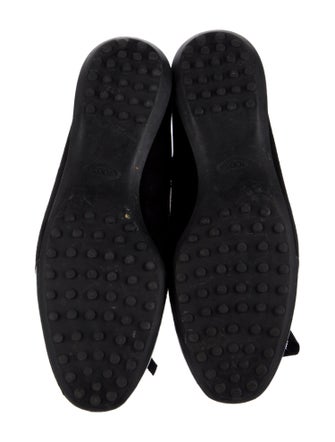 Tod's Leather Colorblock Pattern Loafers