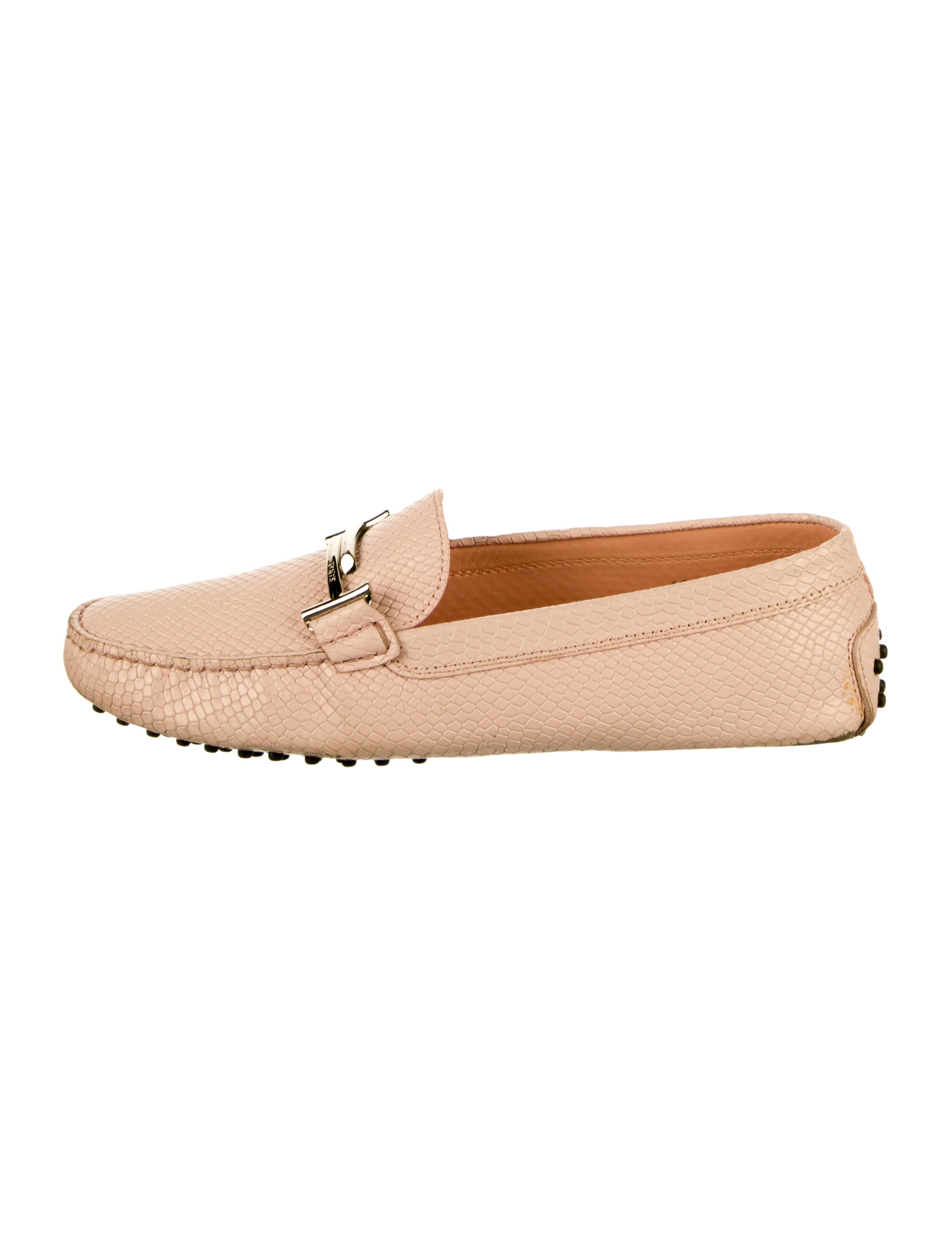 Tod's Horsebit Accent Leather Loafers