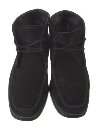 Tod's Suede Lace-Up Boots