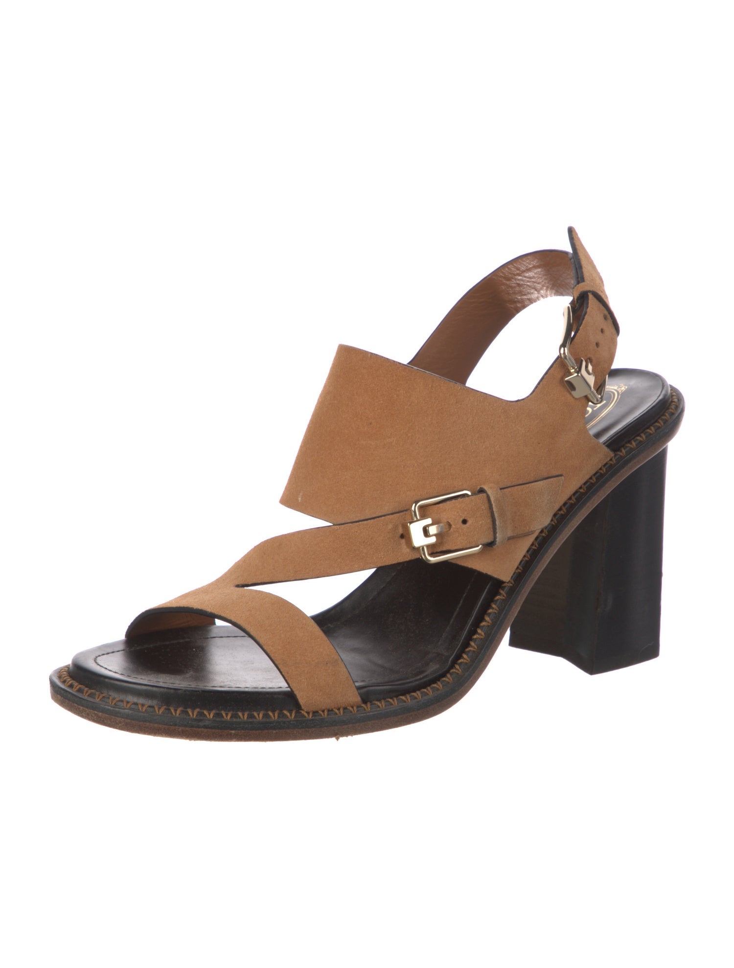 Tod's Suede Slingback Sandals