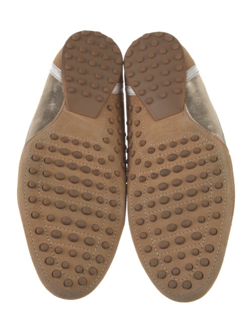 Tod's Suede Colorblock Pattern Sneakers