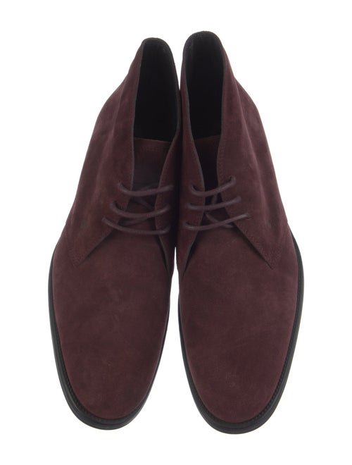 Tod's Suede Lace-Up Boots