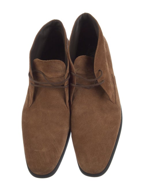 Tod's Suede Lace-Up Boots