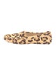 Tod's Ponyhair Animal Print Loafers