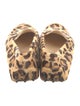 Tod's Ponyhair Animal Print Loafers