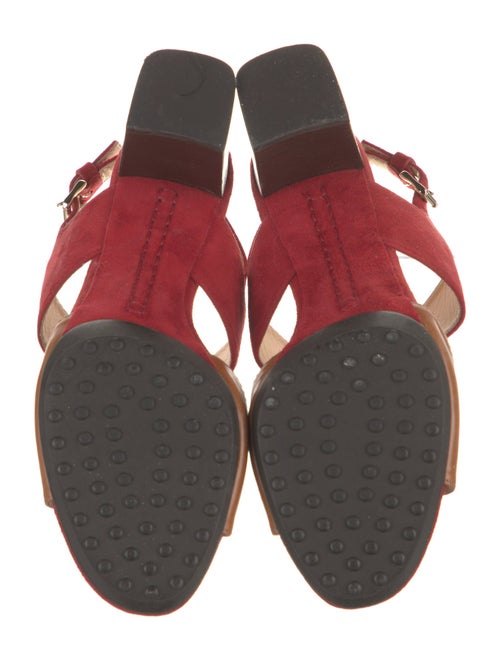 Tod's Leather Slingback Sandals