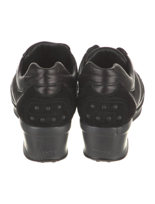 Tod's Suede Wedge Sneakers