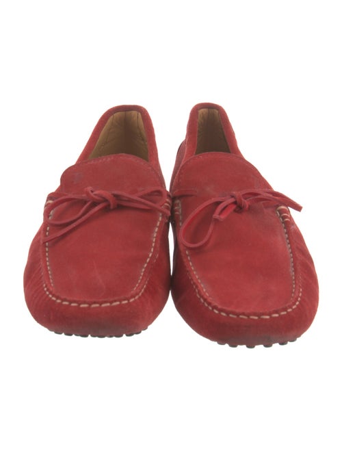 Tod's Suede Bow Accents Drivers