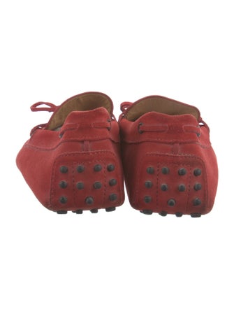 Tod's Suede Bow Accents Drivers