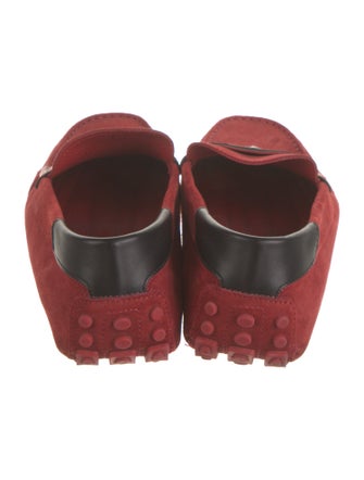 Tod's Suede Colorblock Pattern Drivers