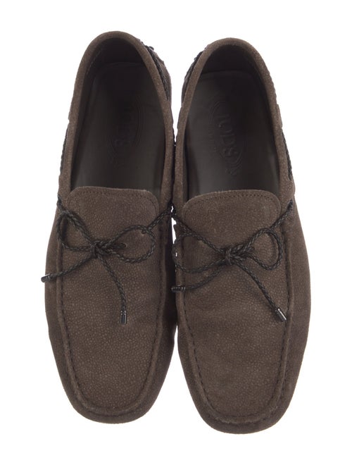 Tod's Suede Bow Accents Drivers
