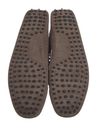 Tod's Suede Bow Accents Drivers