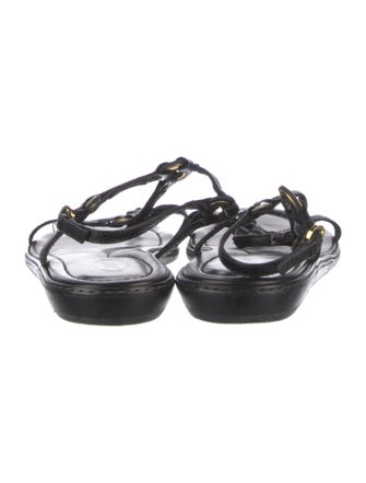 Tod's Suede T-Strap Sandals