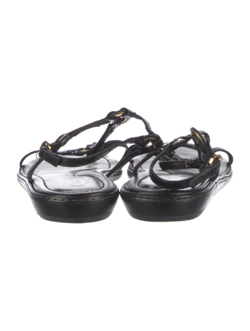 Tod's Suede T-Strap Sandals