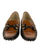 Tod's Leather Colorblock Pattern Loafers