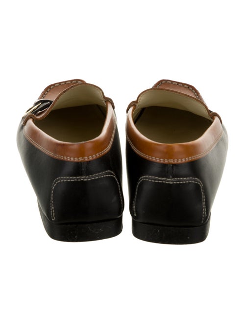 Tod's Leather Colorblock Pattern Loafers