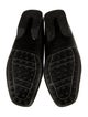 Tod's Leather Colorblock Pattern Loafers
