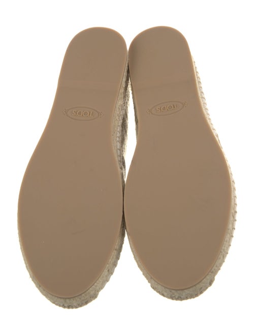 Tod's Canvas Printed Espadrille Sneakers