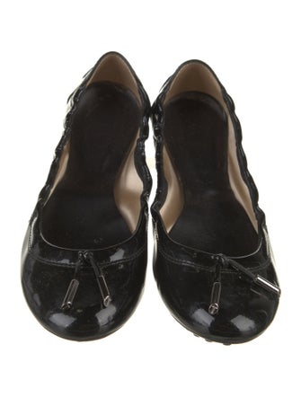 Tod's Patent Leather Ballet Flats