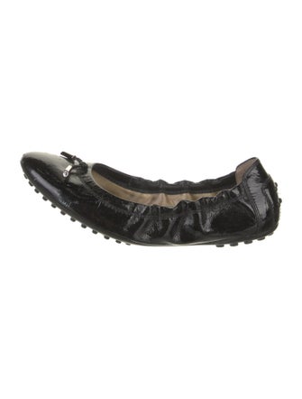 Tod's Patent Leather Ballet Flats