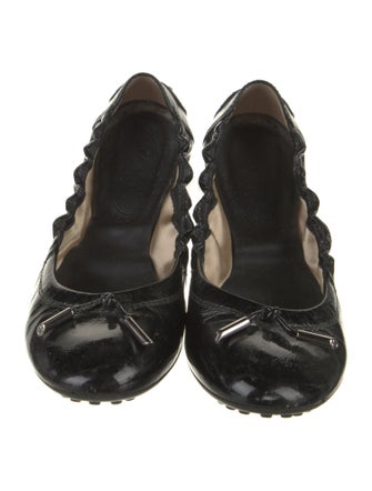 Tod's Patent Leather Ballet Flats