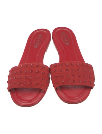 Tod's Suede Slides