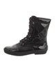 Tod's Patent Leather Combat Boots