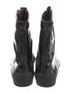 Tod's Patent Leather Combat Boots