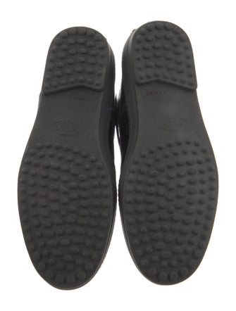 Tod's Patent Leather Combat Boots