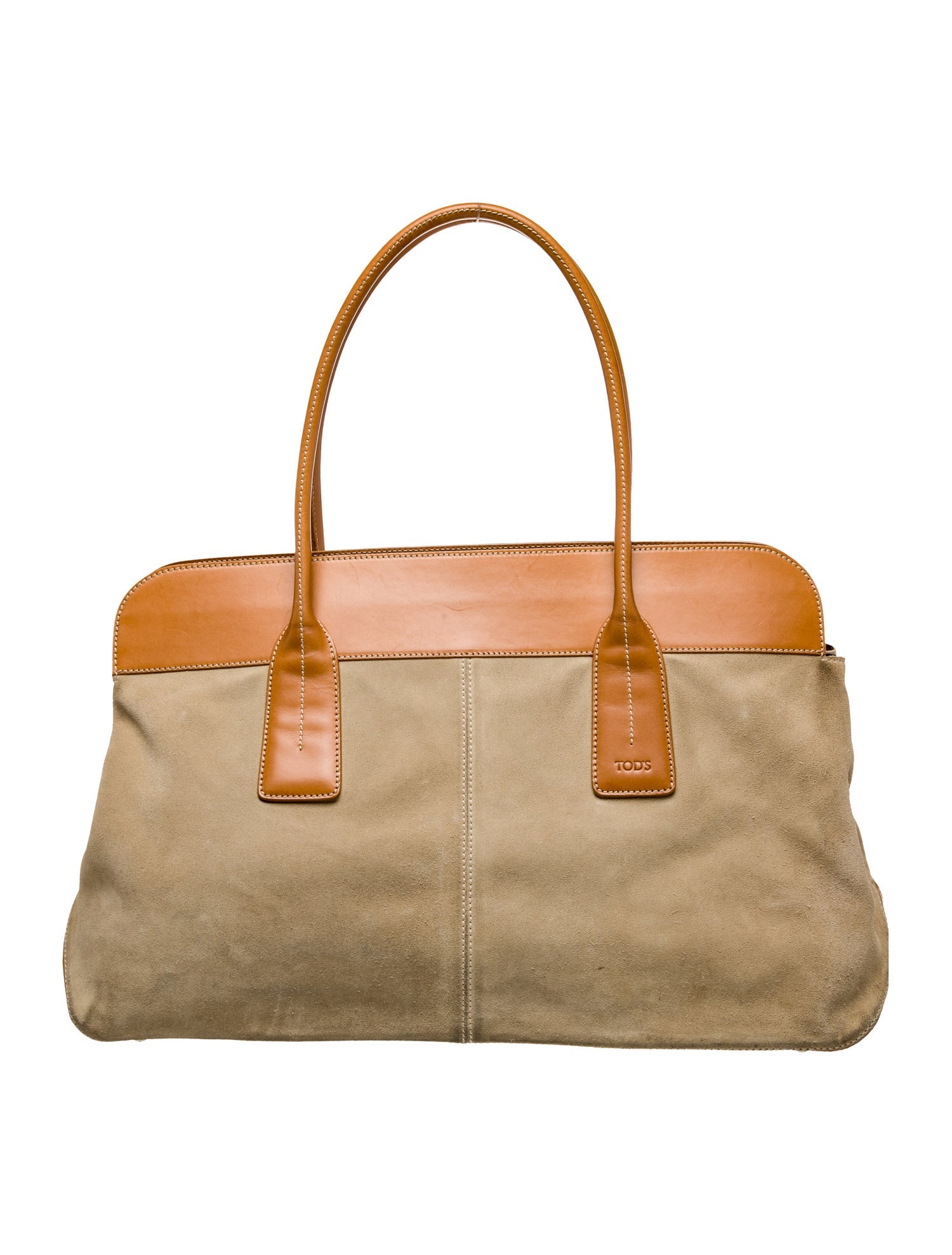 Tod's Suede Weekender Bag