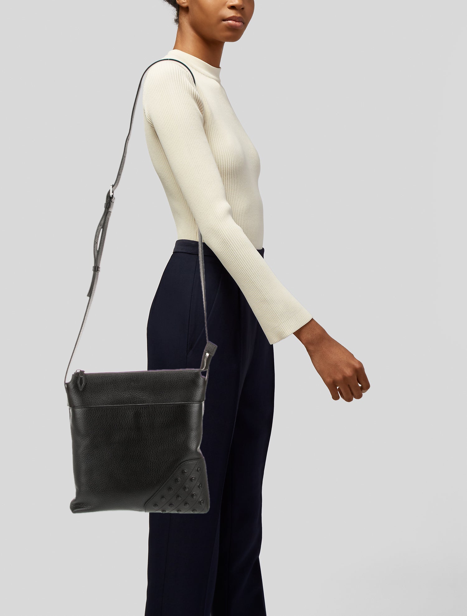 Tod's Leather Messenger Bag