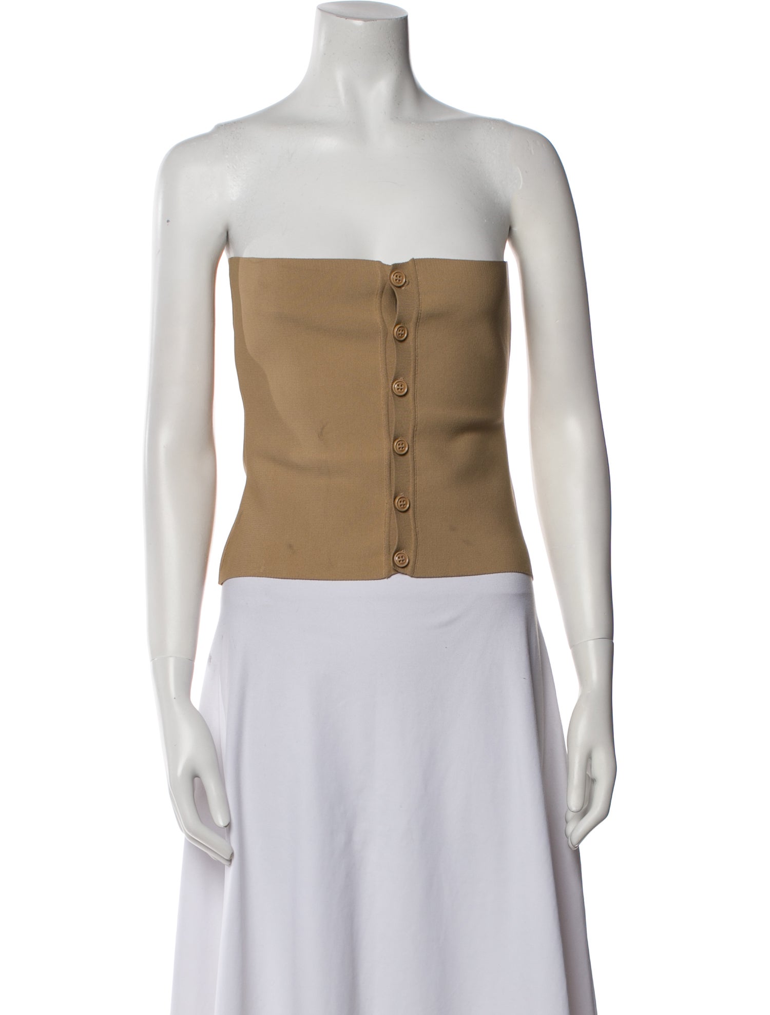 Tod's Strapless Crop Top