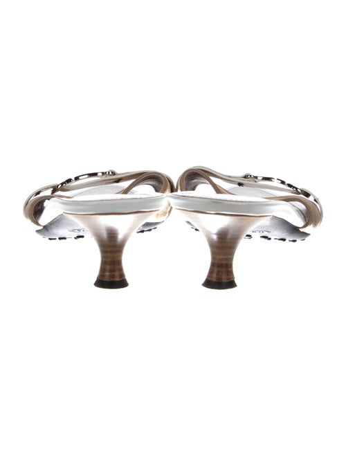 Tod's Leather Colorblock Pattern Slides