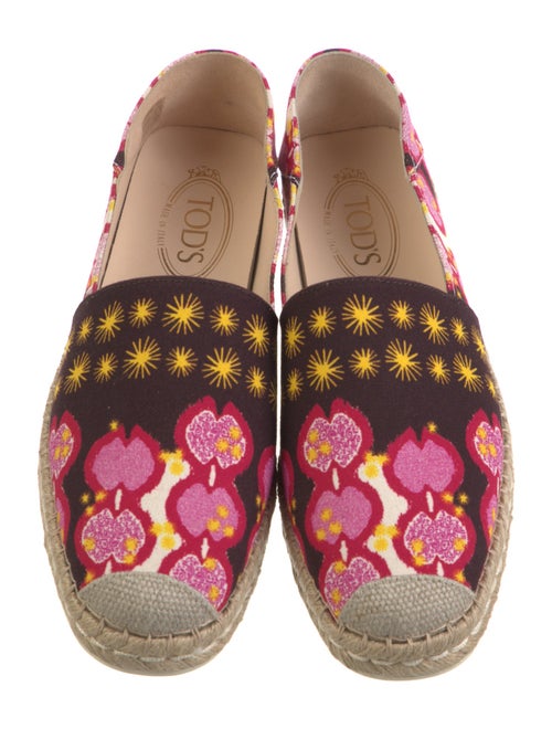 Tod's Canvas Printed Espadrilles