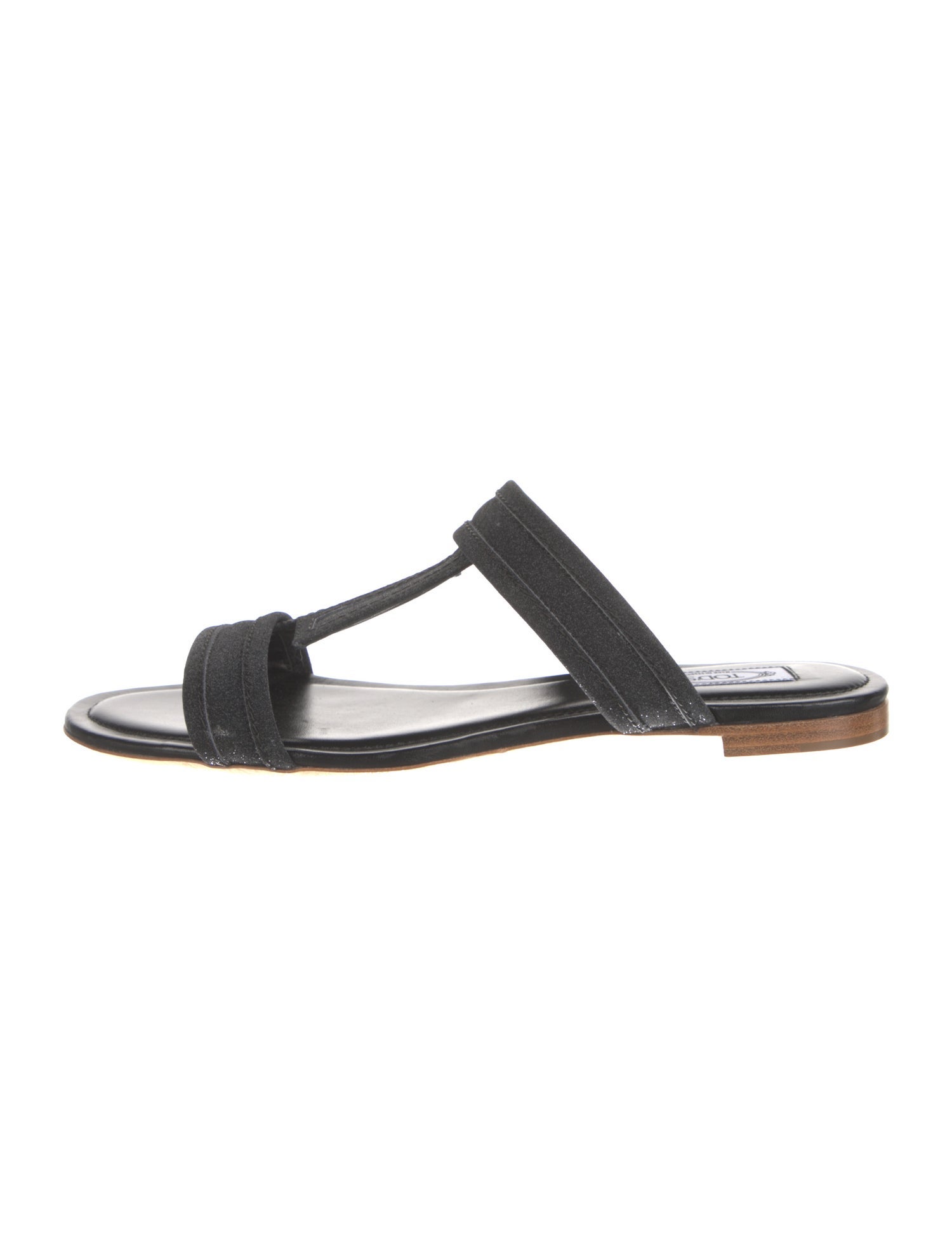 Tod's Glitter Slides