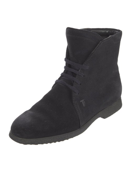 Tod's Suede Lace-Up Boots