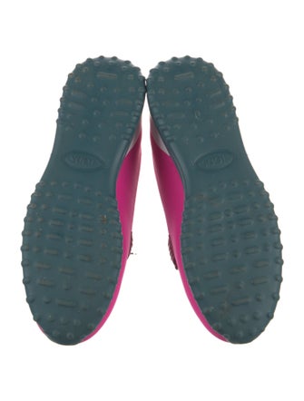 Tod's Signature Logo Nylon Loafers