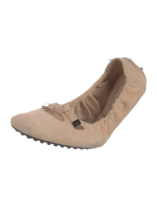 Tod's Suede Ballet Flats