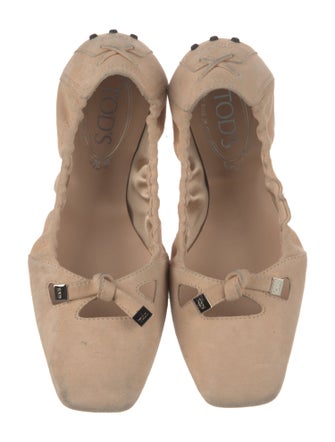 Tod's Suede Ballet Flats