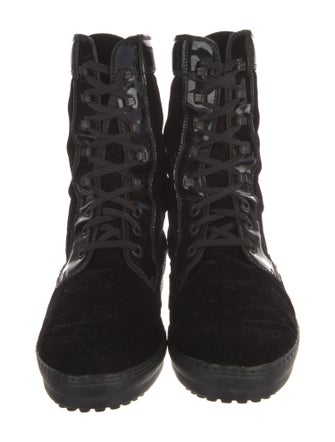 Tod's Suede Combat Boots