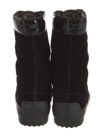 Tod's Suede Combat Boots