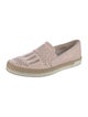 Tod's Leather Lasercut Accents Espadrilles