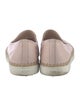 Tod's Leather Lasercut Accents Espadrilles