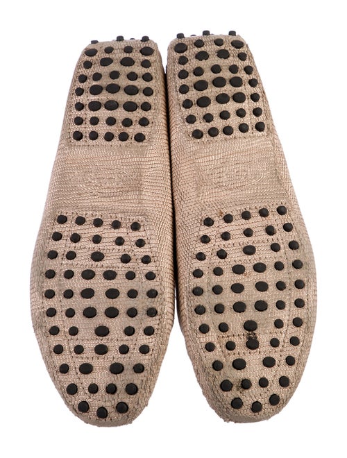 Tod's Printed Bow Accents Loafers