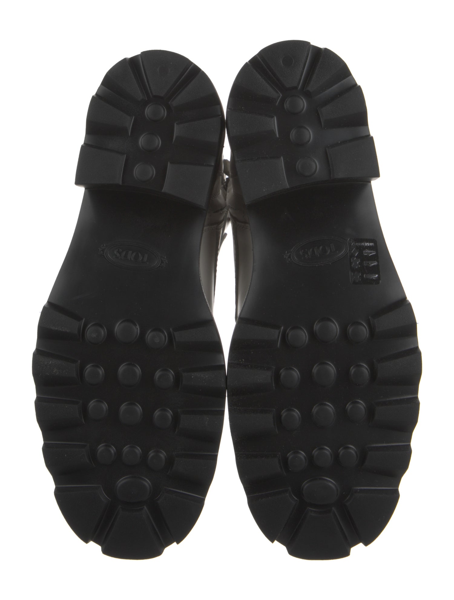 Tod's Leather Combat Boots