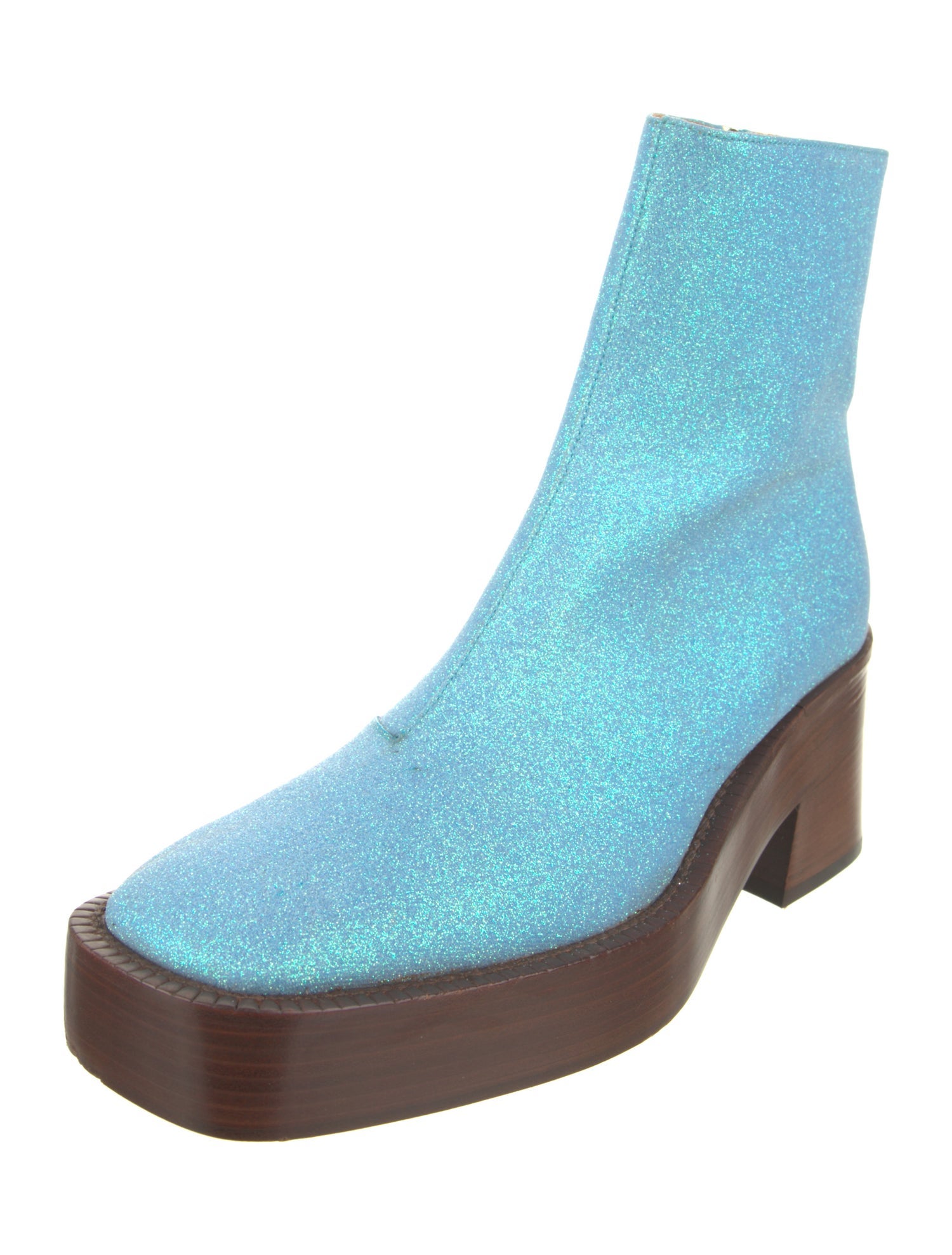 Tod's Glitter Colorblock Pattern Boots
