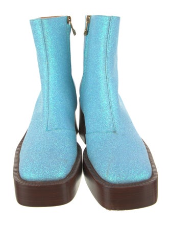Tod's Glitter Colorblock Pattern Boots