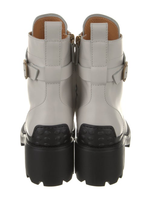 Tod's Leather Combat Boots
